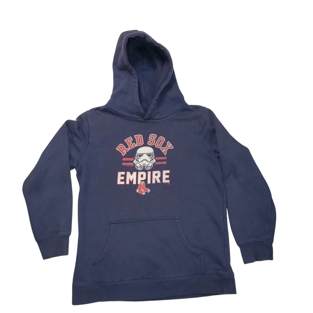 Fanatics Boston Red Sox Star Wars Empire Hoodie Navy Blue Youth Large Pullover